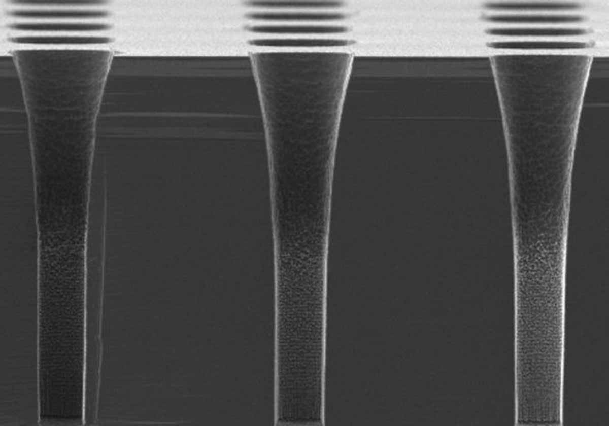 Through silicon vias wafers Okmetic